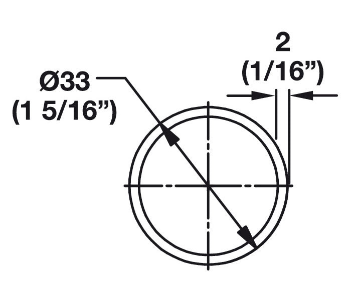 Custom Size Closet Rod - Oil Rubbed Bronze