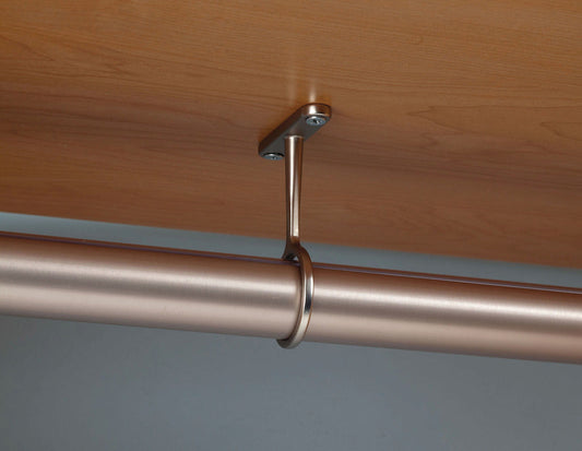 Closet Rod Center Support - Matte Nickel