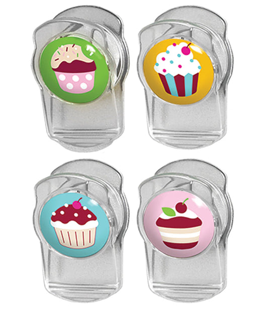 Cupcake Magnetic Clips